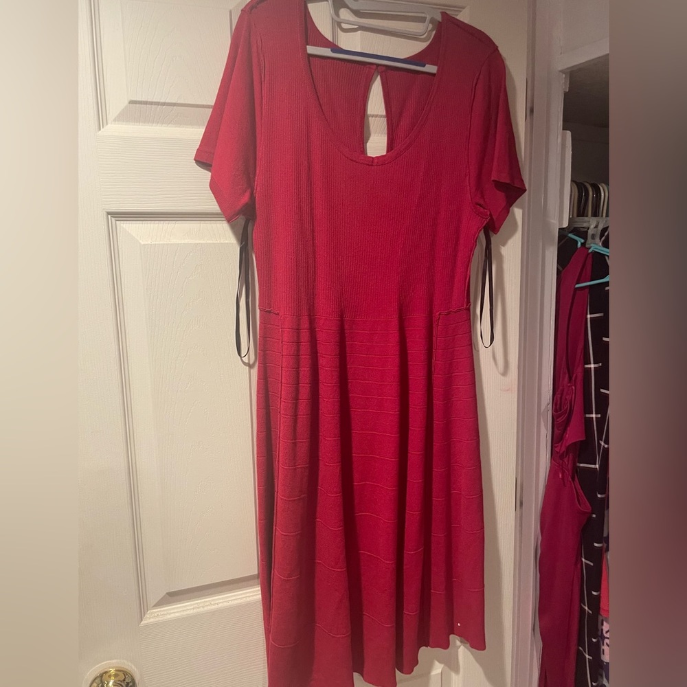 Red sweater dress from torrid. Size 2